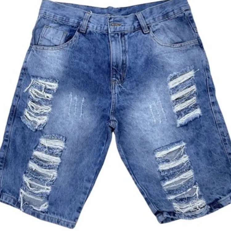 Bermuda jeans masculino