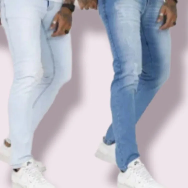 Calça jeans masculino com elastano