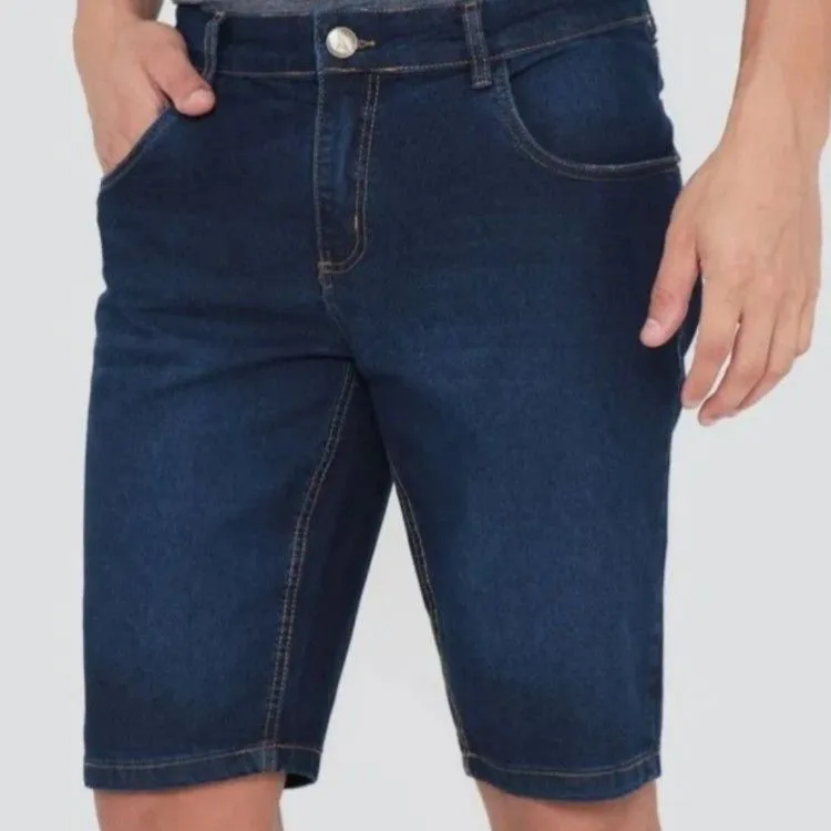 Bermuda jeans masculino