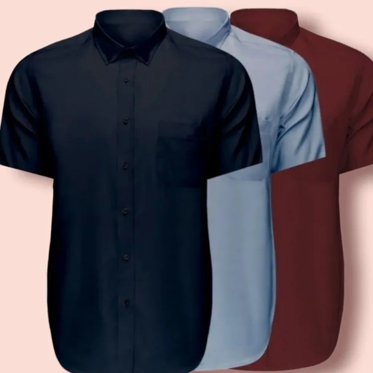 Camisa social viscose masculino