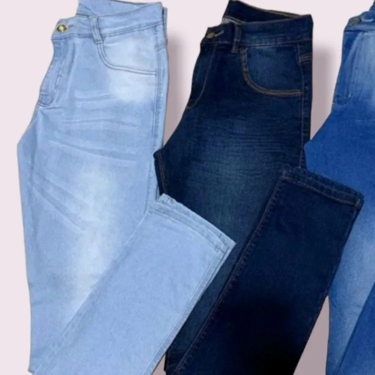 Calça jeans masculino com elastano