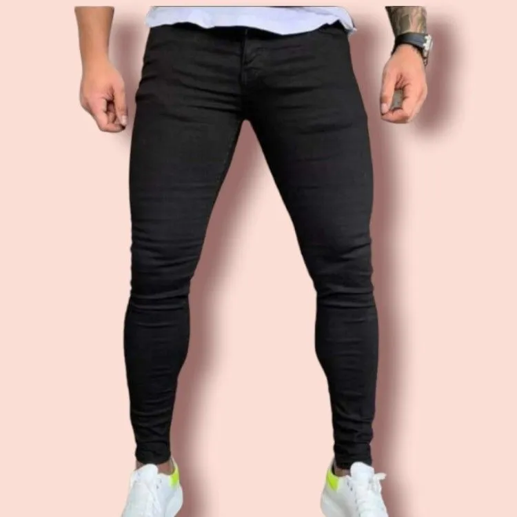 Calça jeans masculino com elastano