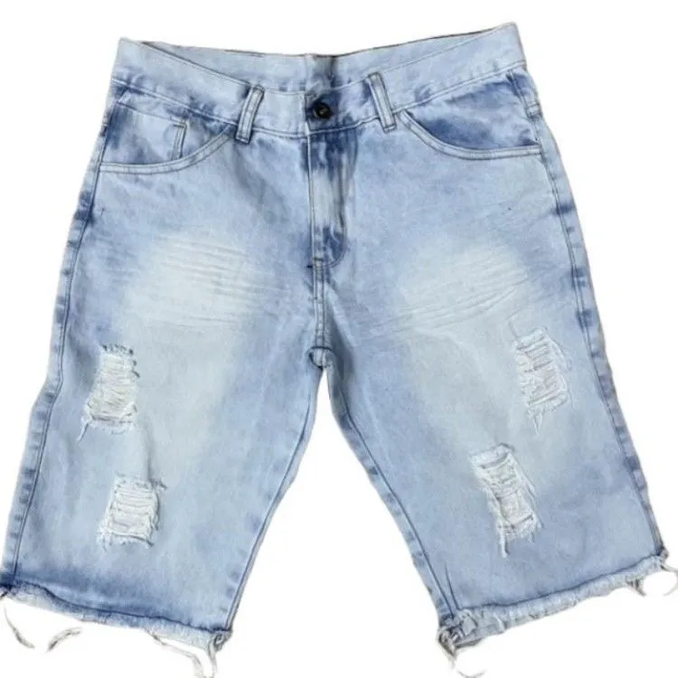 Bermuda jeans masculino