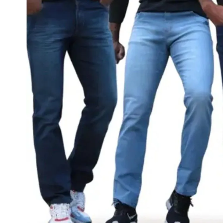 Calça jeans masculino com elastano