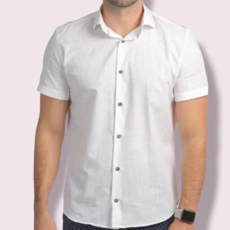 Camisa social viscose