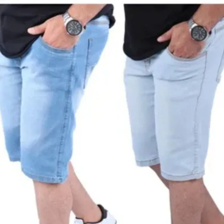 Bermuda jeans masculino