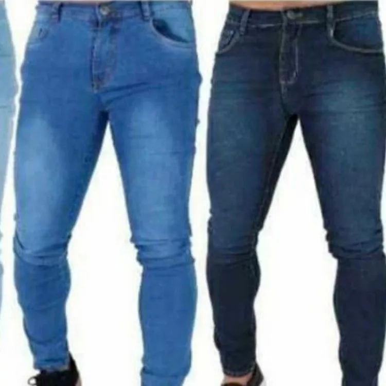 Calça jeans masculino com elastano