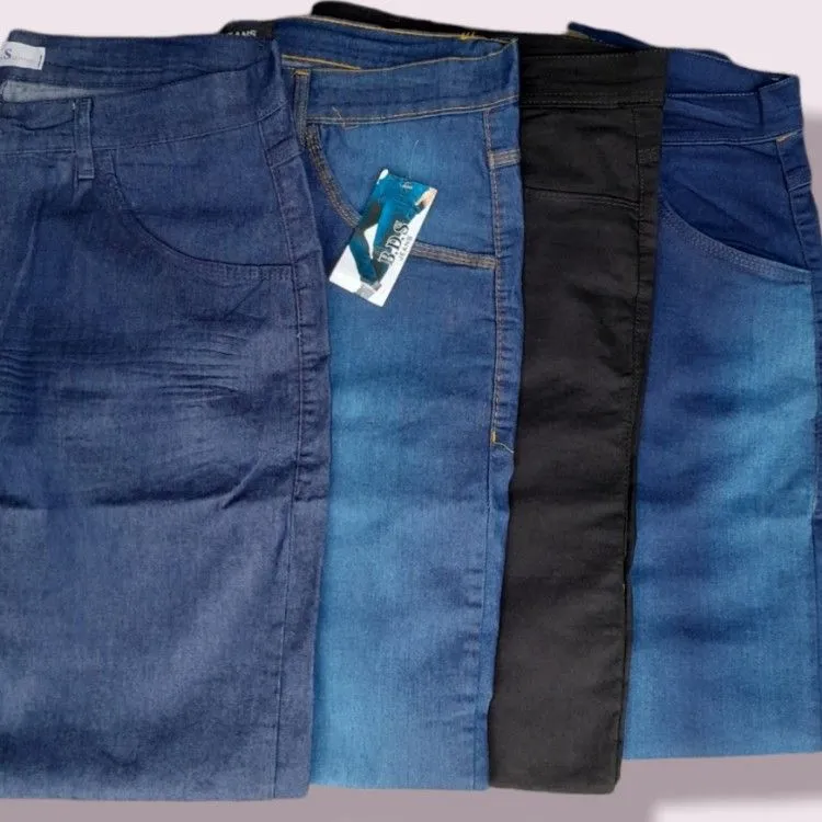 Calça jeans masculino tamanho plus