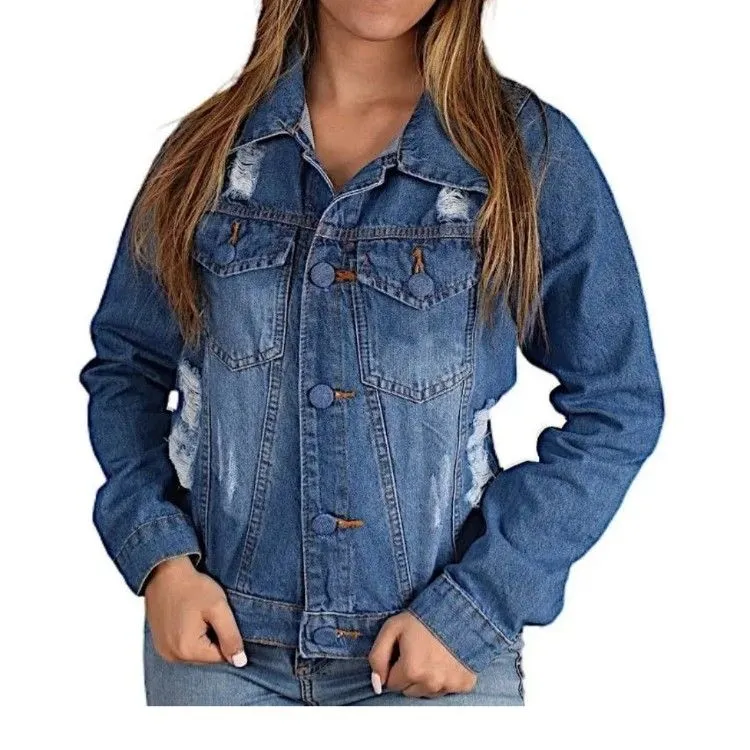 Jaqueta jeans feminina