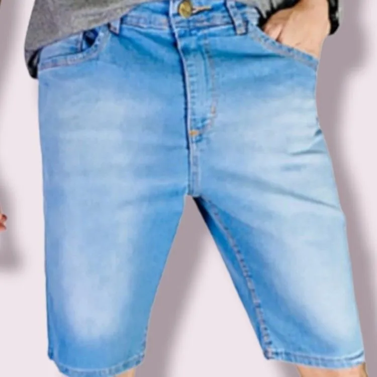 Bermuda jeans masculino