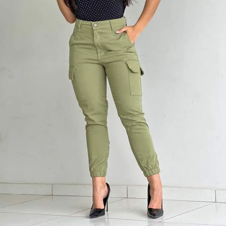 Jogger jeans feminina