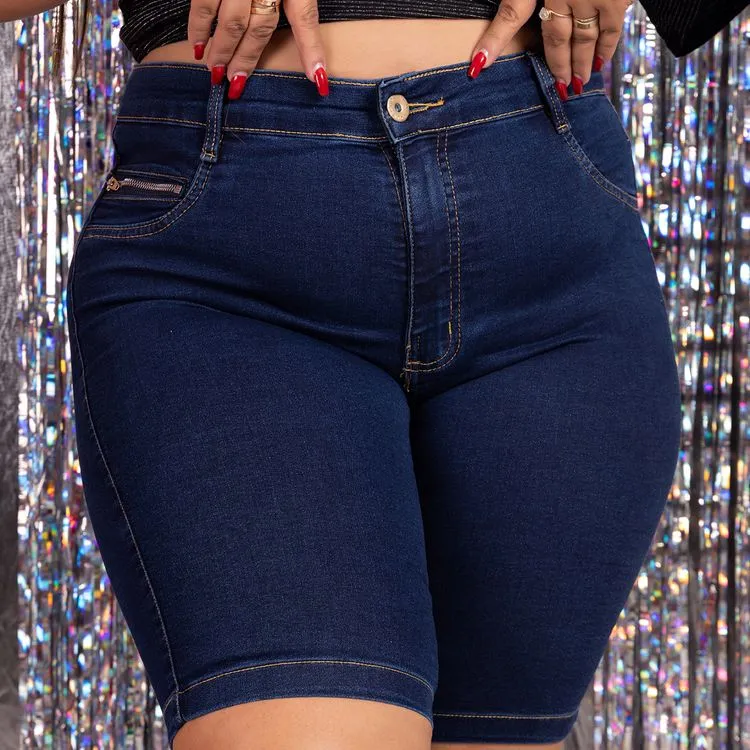 Bermuda jeans plus size