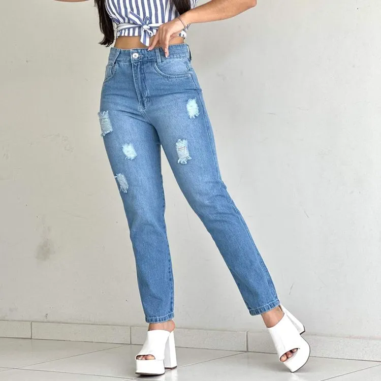 Calça mom jeans