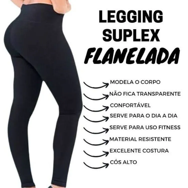 Legging flanelada