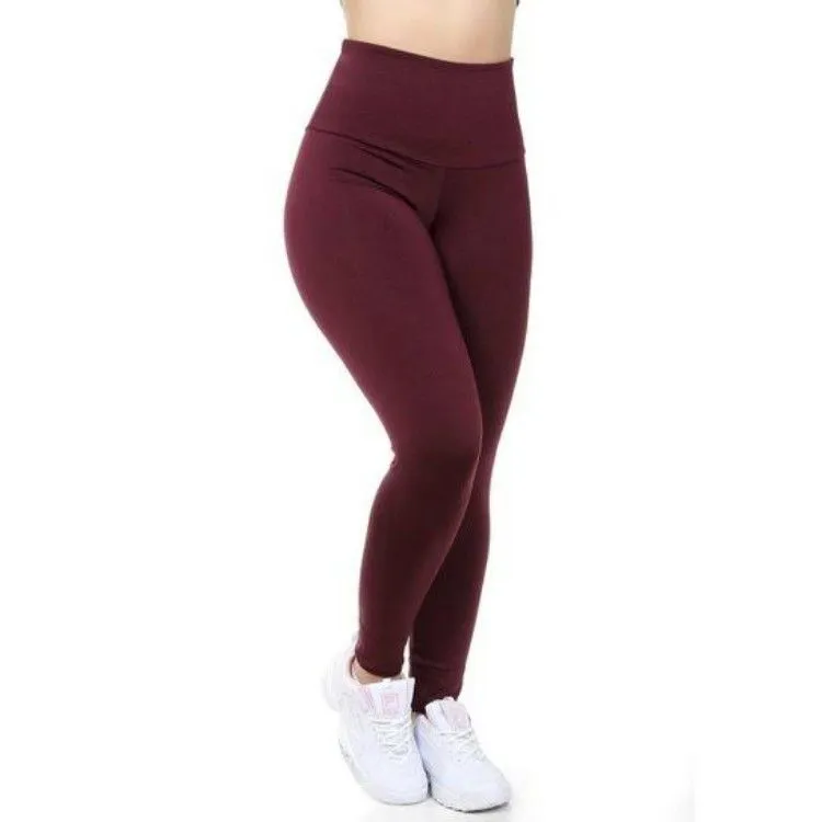 Legging suplex vinho bordo