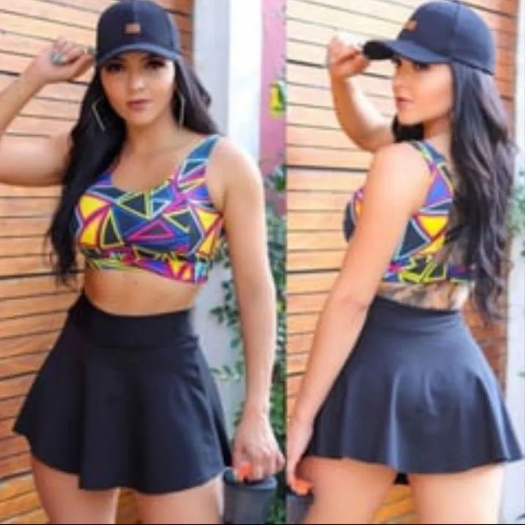 Short saia suplex grosso moda academia fitnes moda feminina short saia liso fitnes alta qualidade