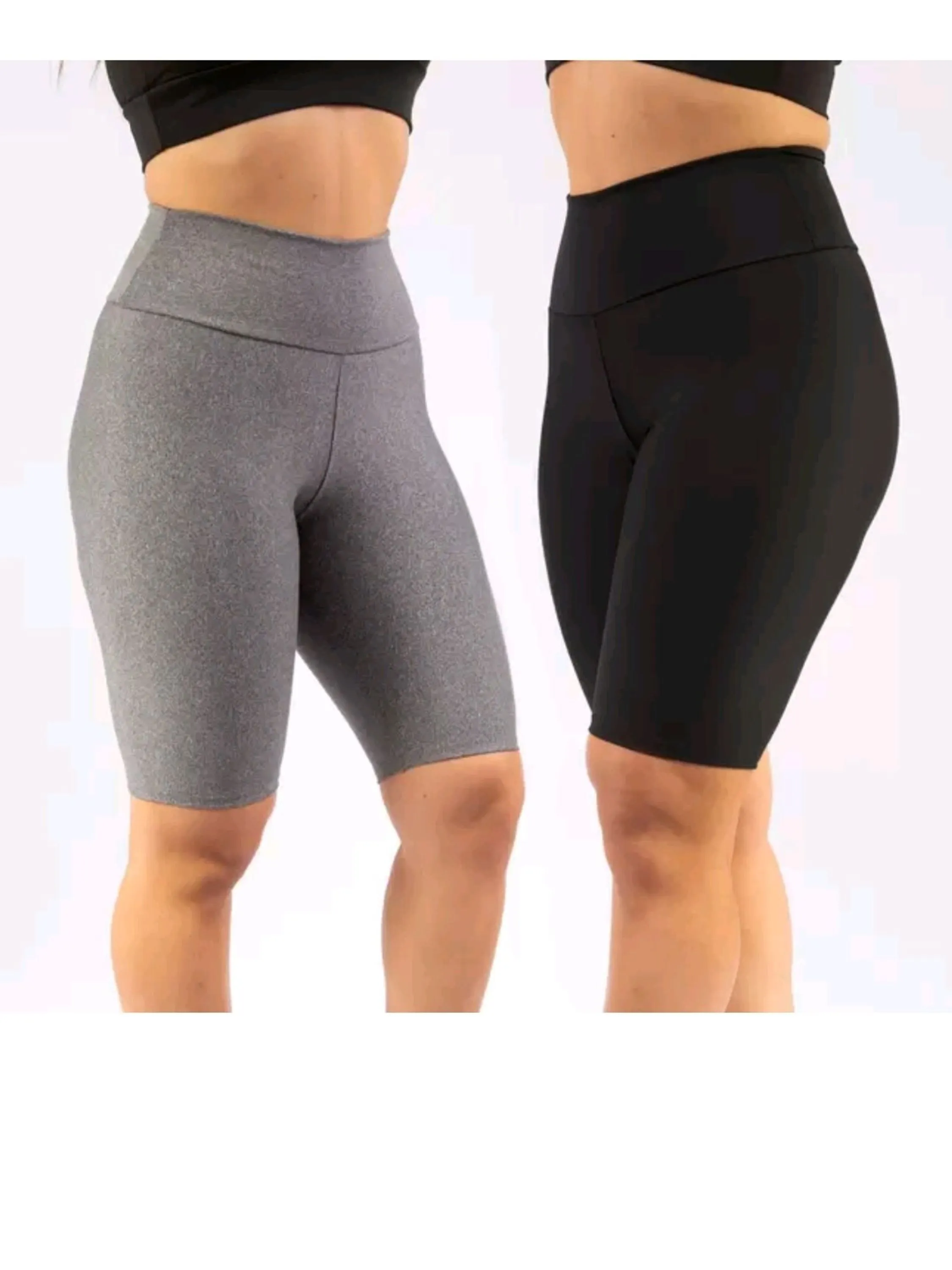 Bermuda feminina lisa bermuda meia coxa suplex grosso moda academia fitnes moda feminina