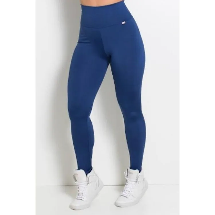 Legging azul marinho leg suplex liso