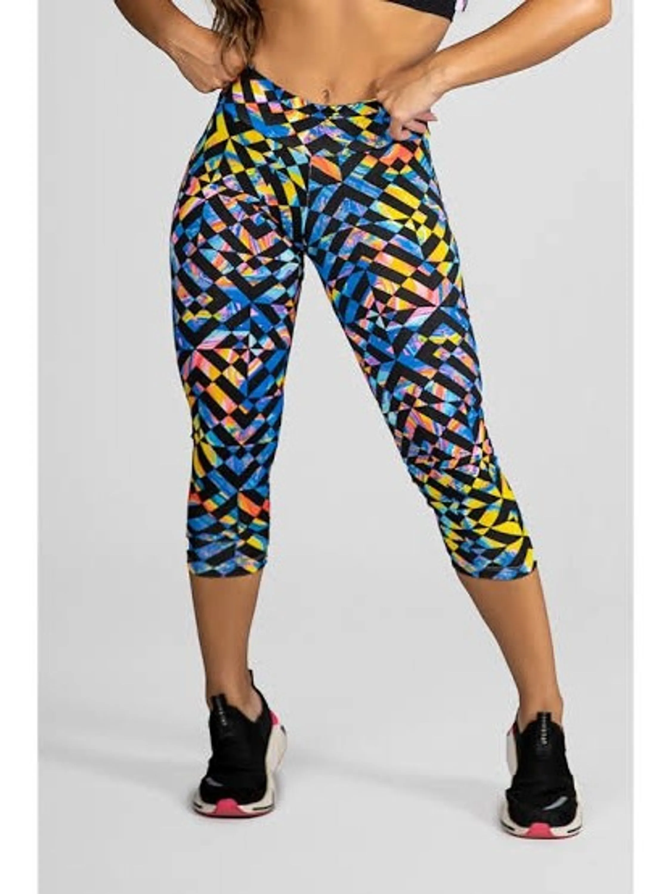 Legging capri corsário suplex  estampado