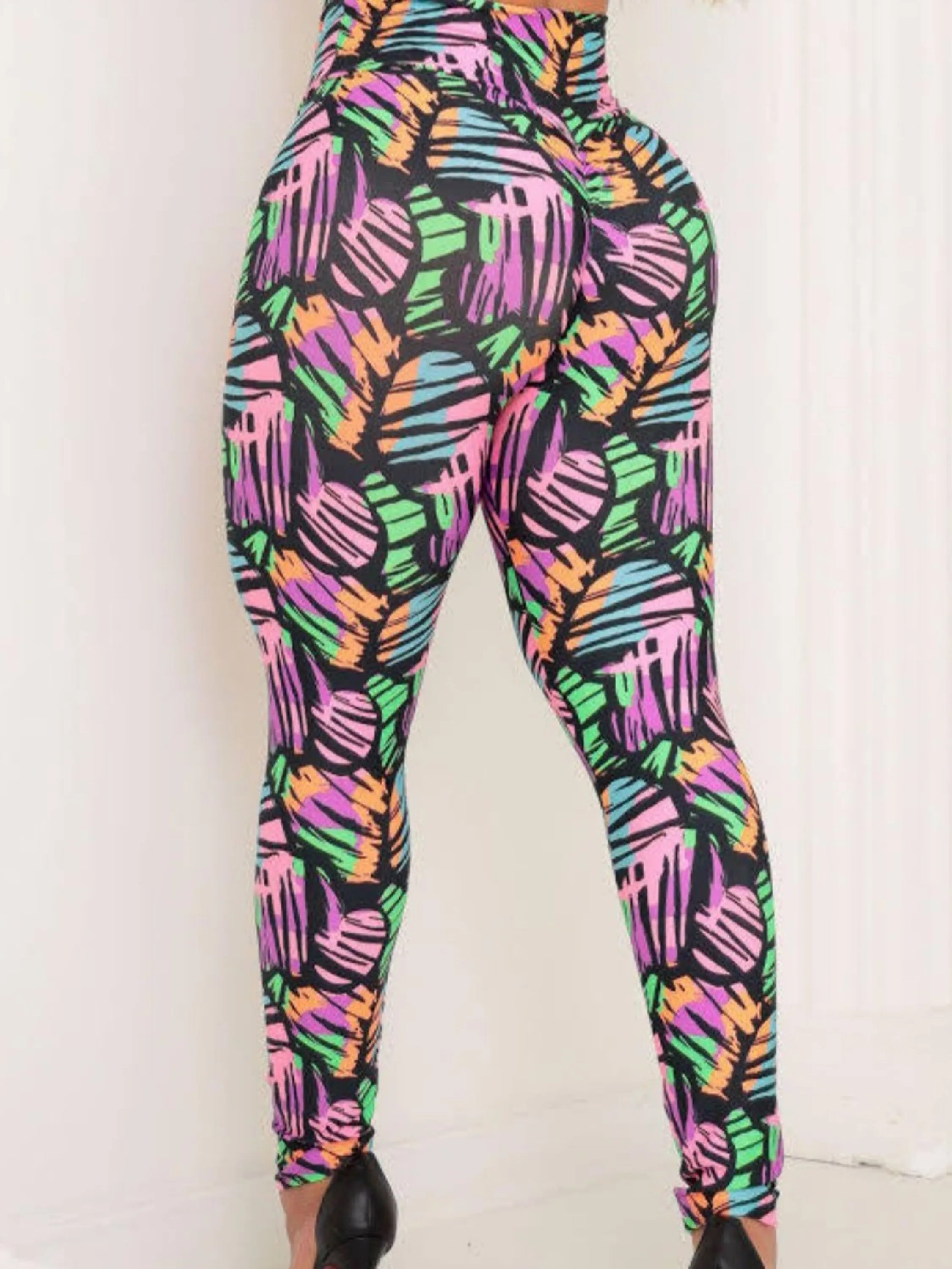 Legging empina bumbum leg estampada moda fitness