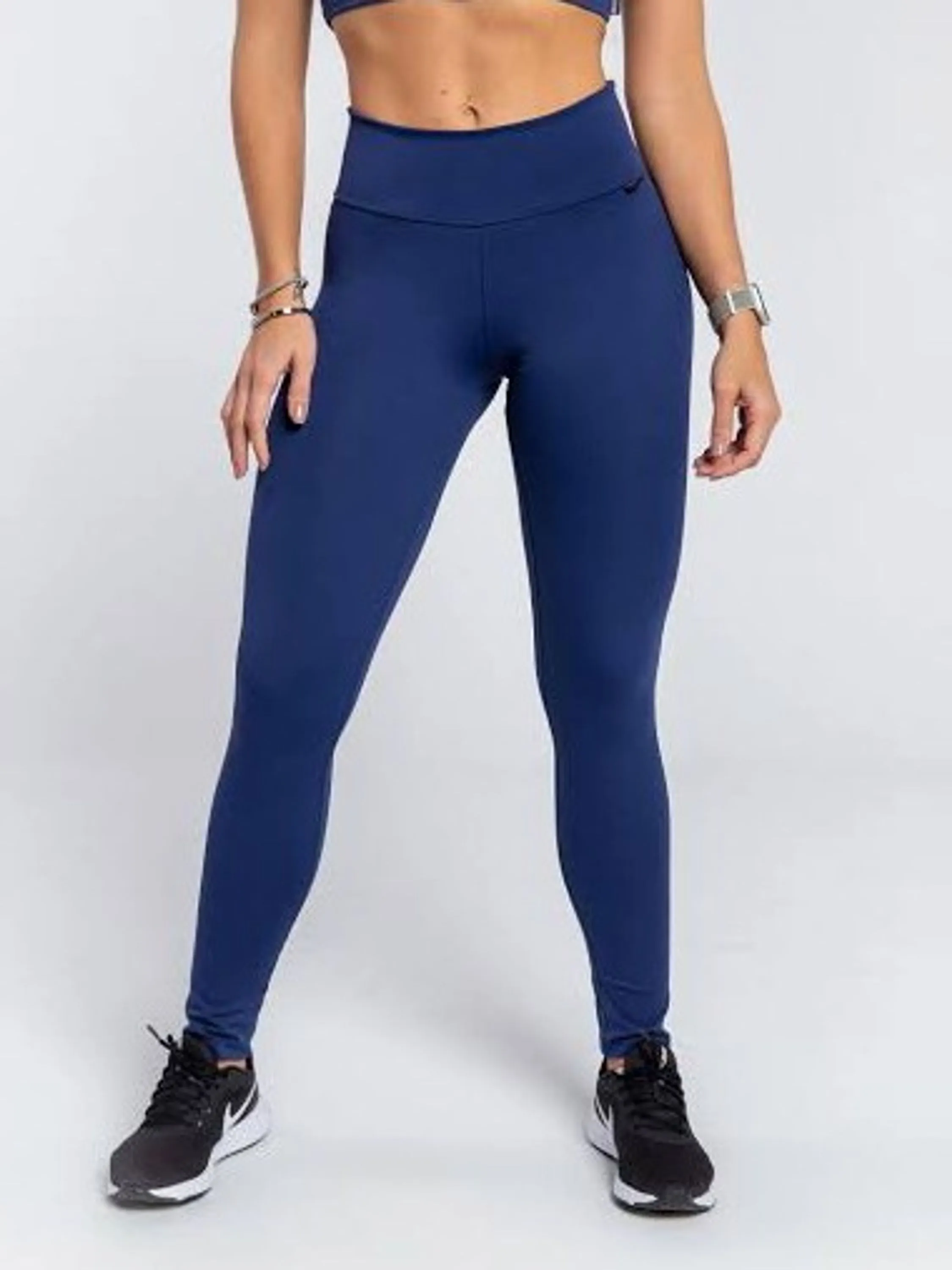 Legging azul marinho suplex grosso