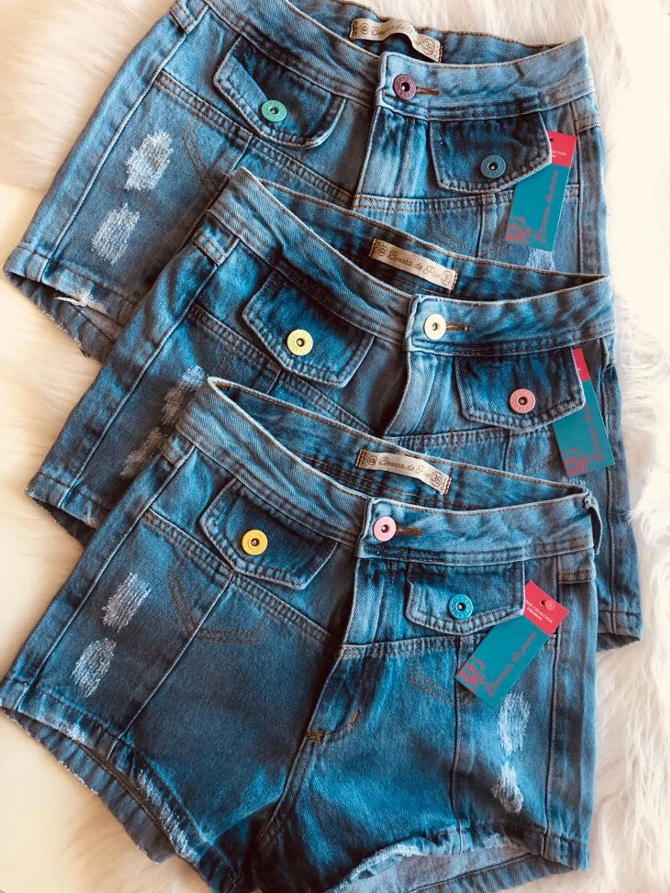 SHORT JEANS SEM LAYCRA REF 04