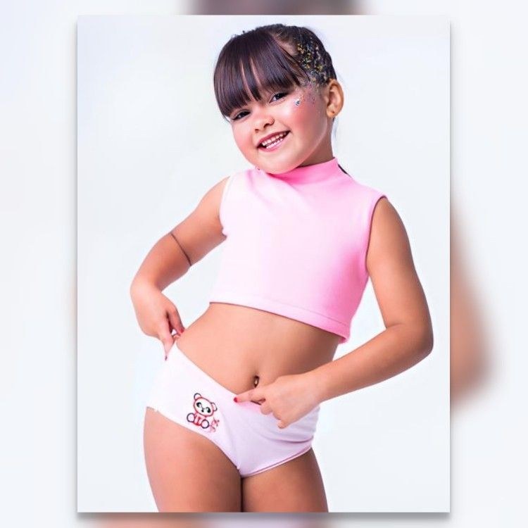 KIT C/ 10 CALCINHAS INFANTIS VIOLETA