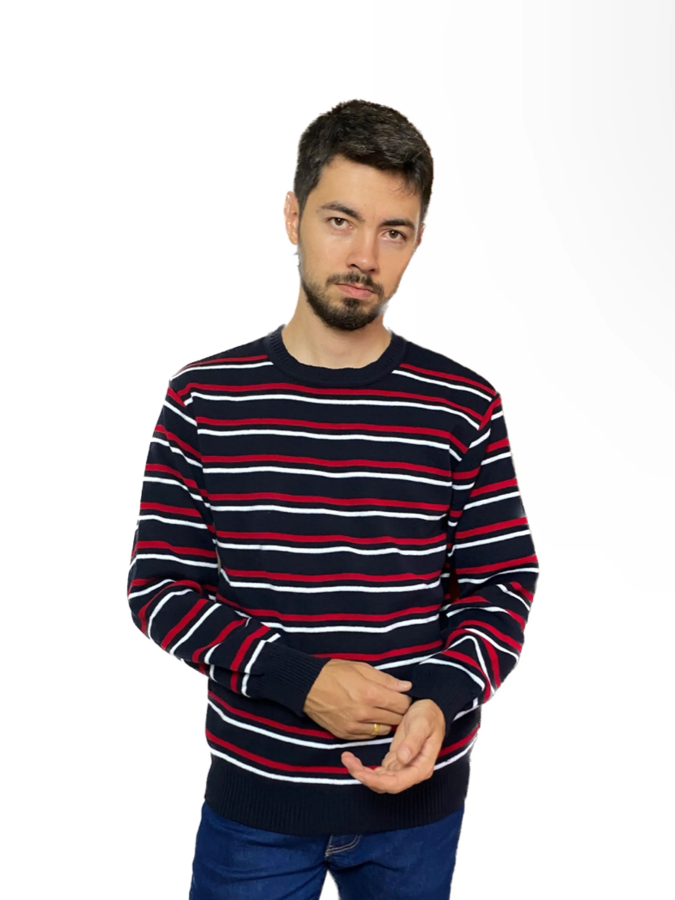 Blusa masculina de tricot sueter