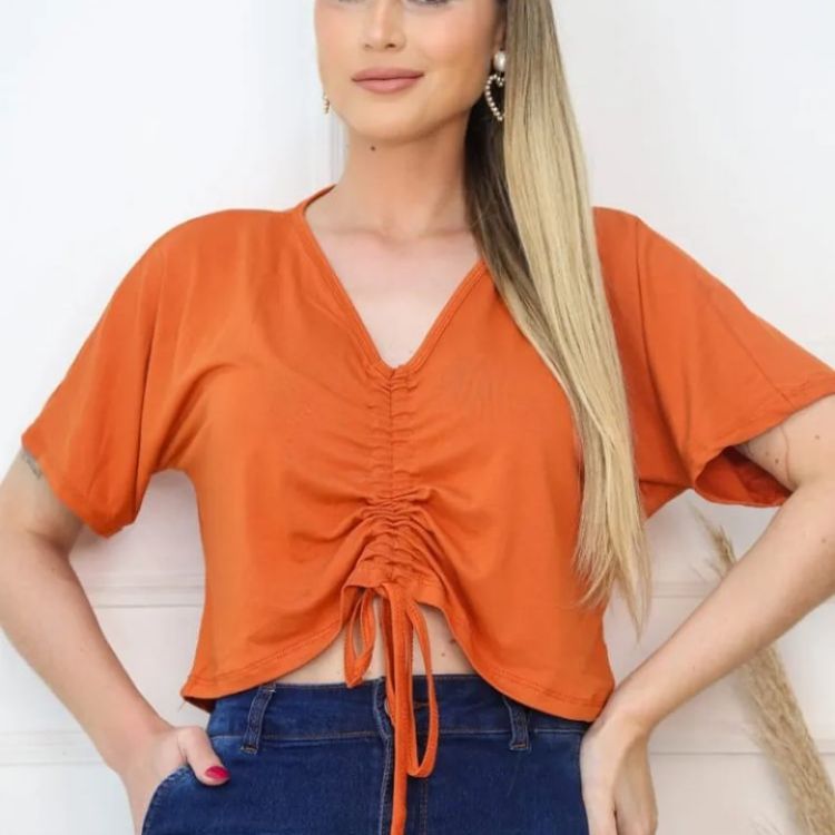 Blusa cordão