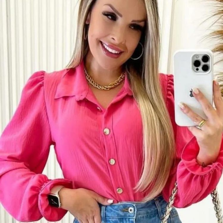 Blusa de luxo