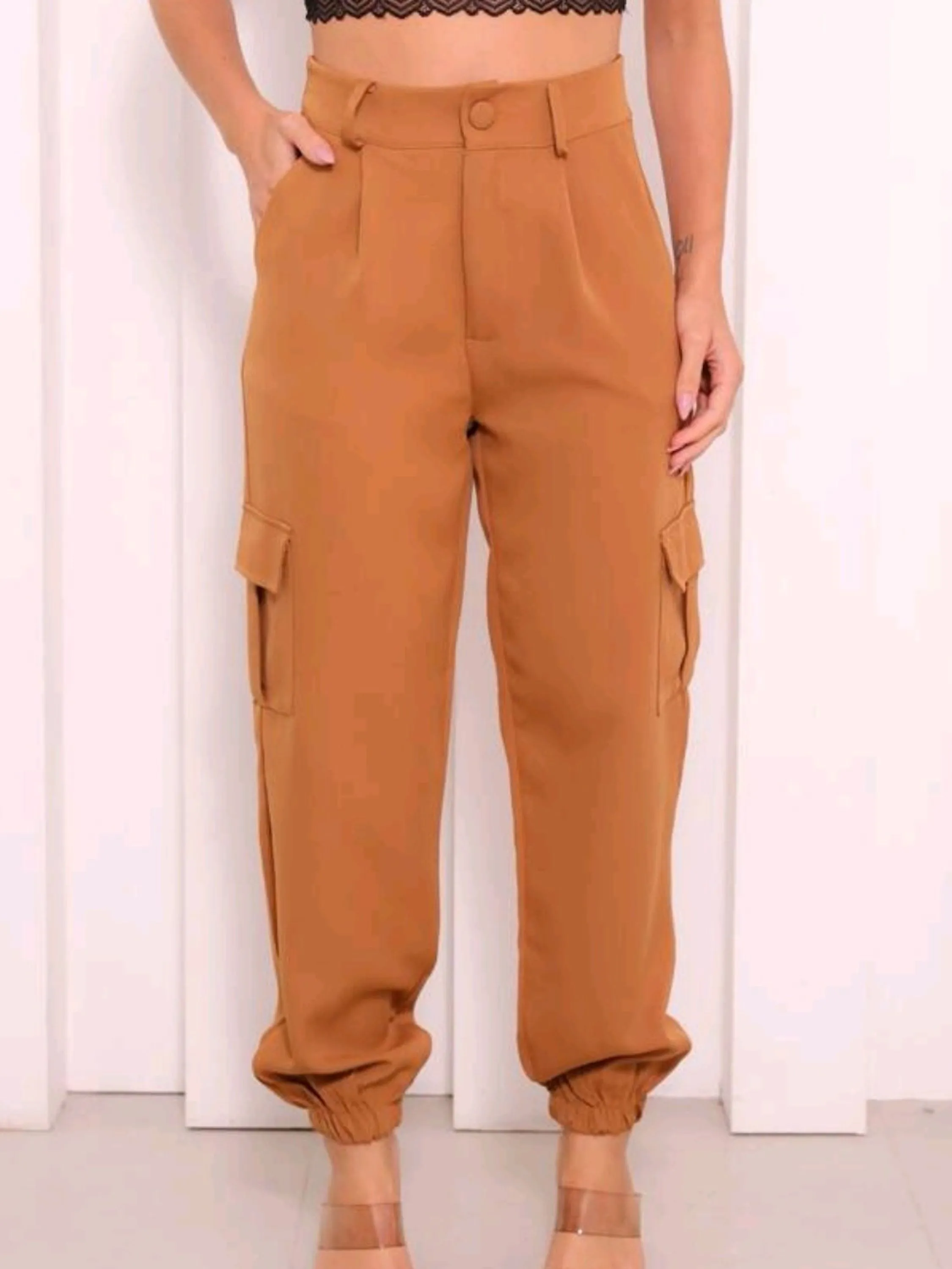 calça cargo jogger 089#