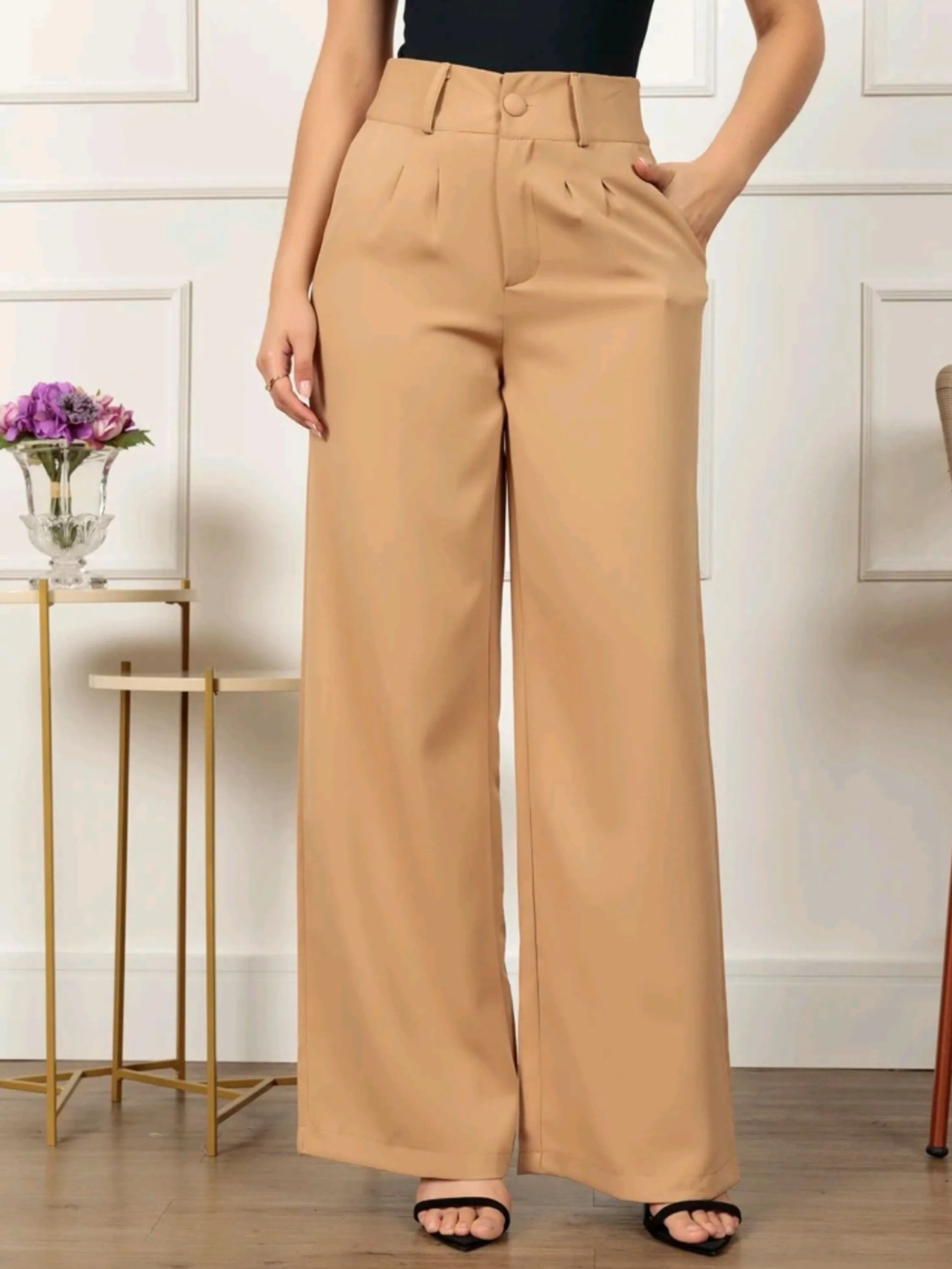 calça pantalona de alfaiataria 107