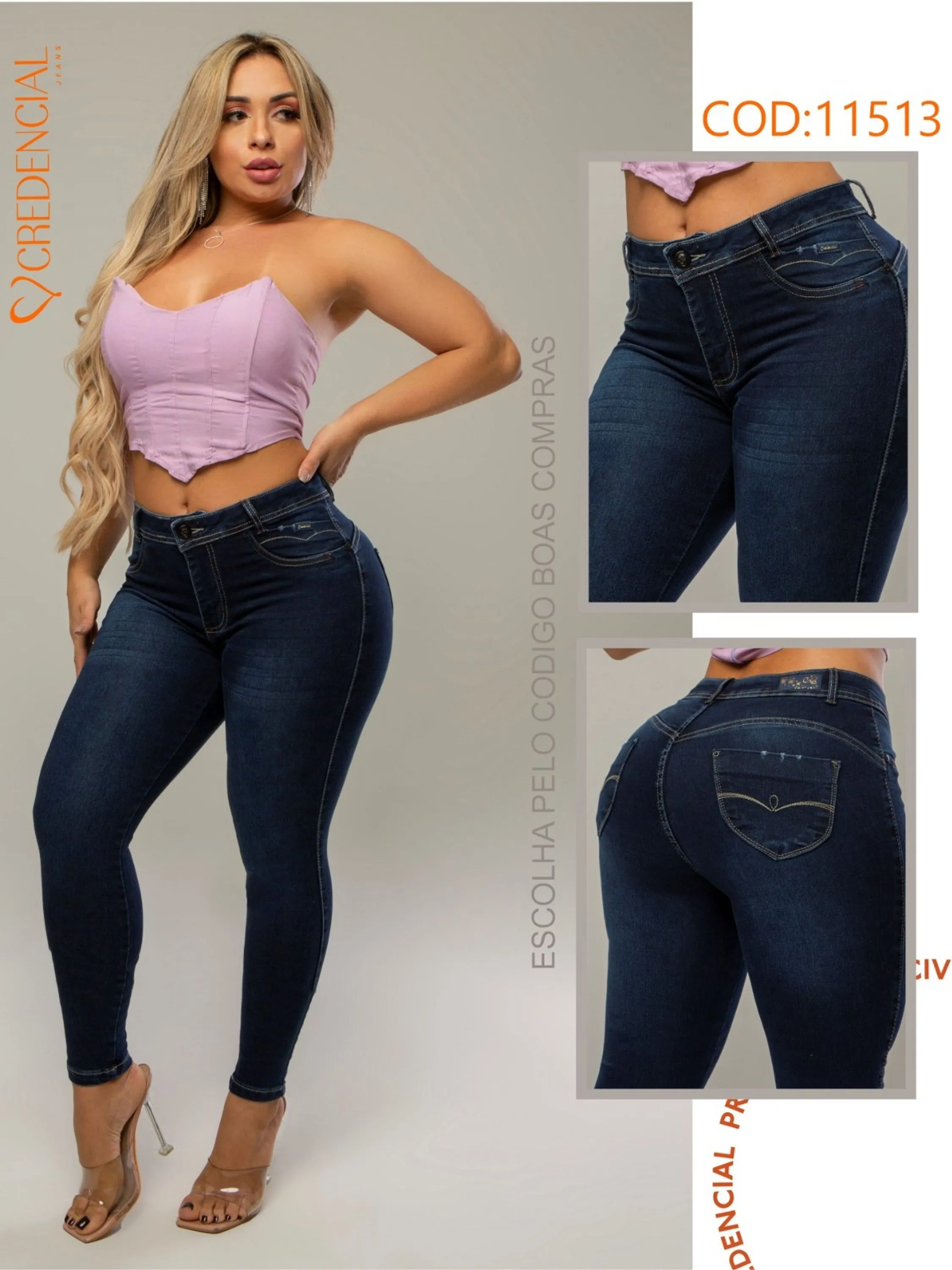 Calça jeans intermediária