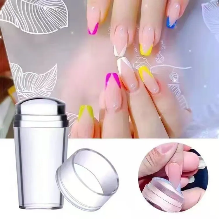 Decoração de Unhas Cabeça De Silicone carimbo de unha