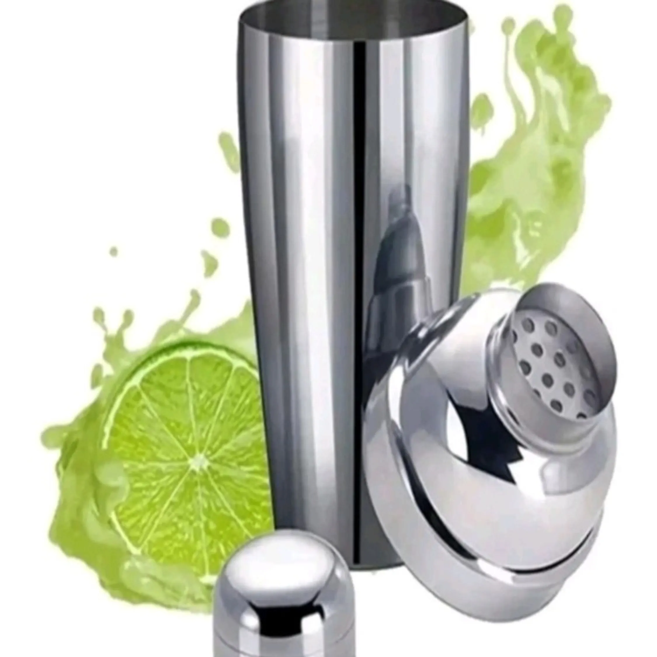 Coqueteleira 500ml em Inox Para Caipirinha, Drink Coquetéis