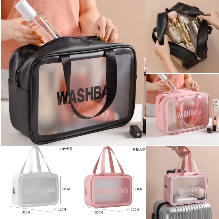 Bolsa necessaire transparente washbag grande