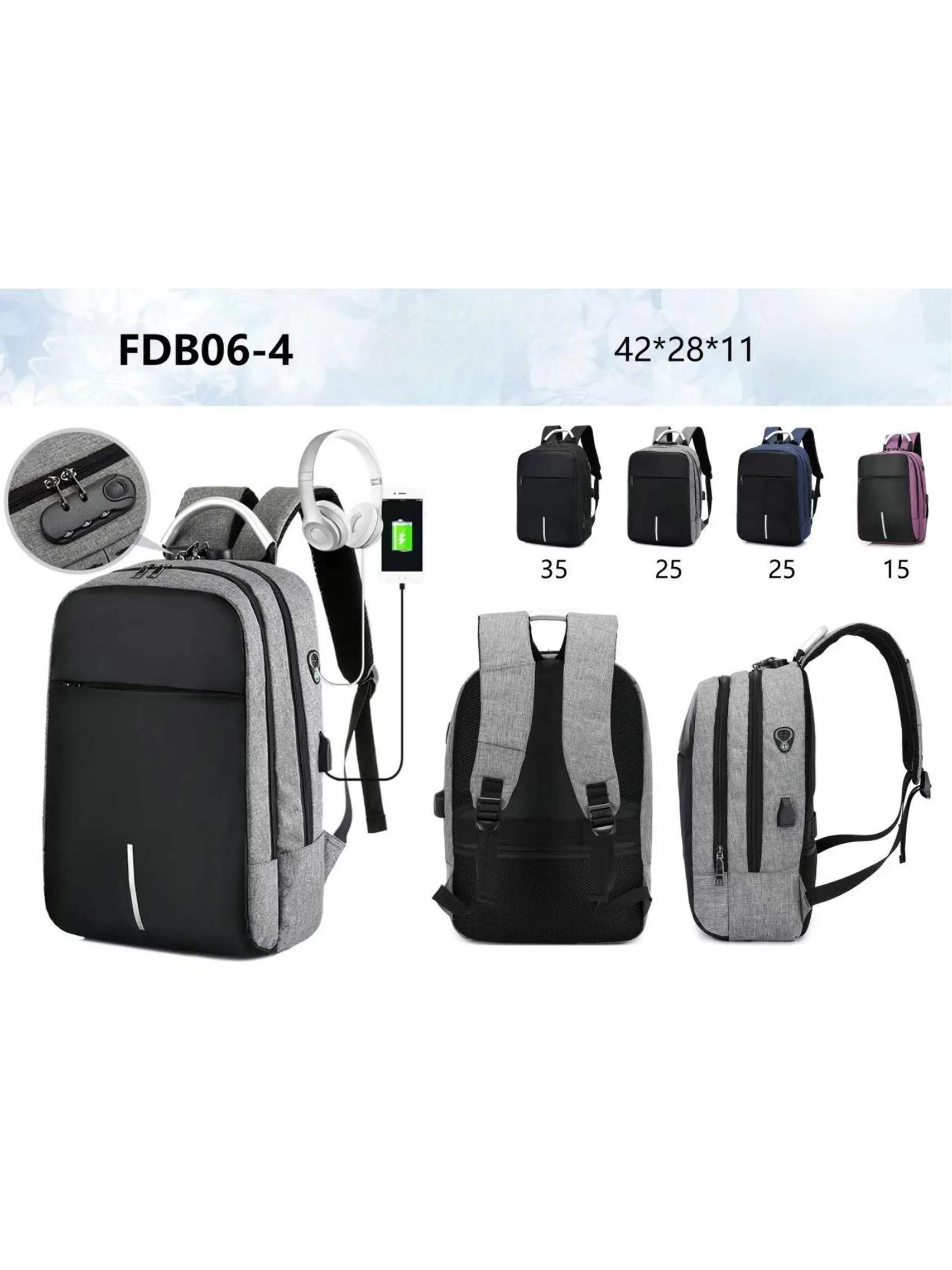 Mochila Masculina FDB06