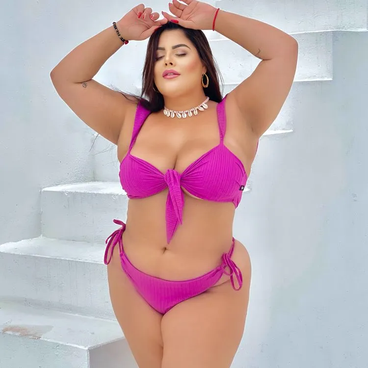 Biquíni laço Plus size