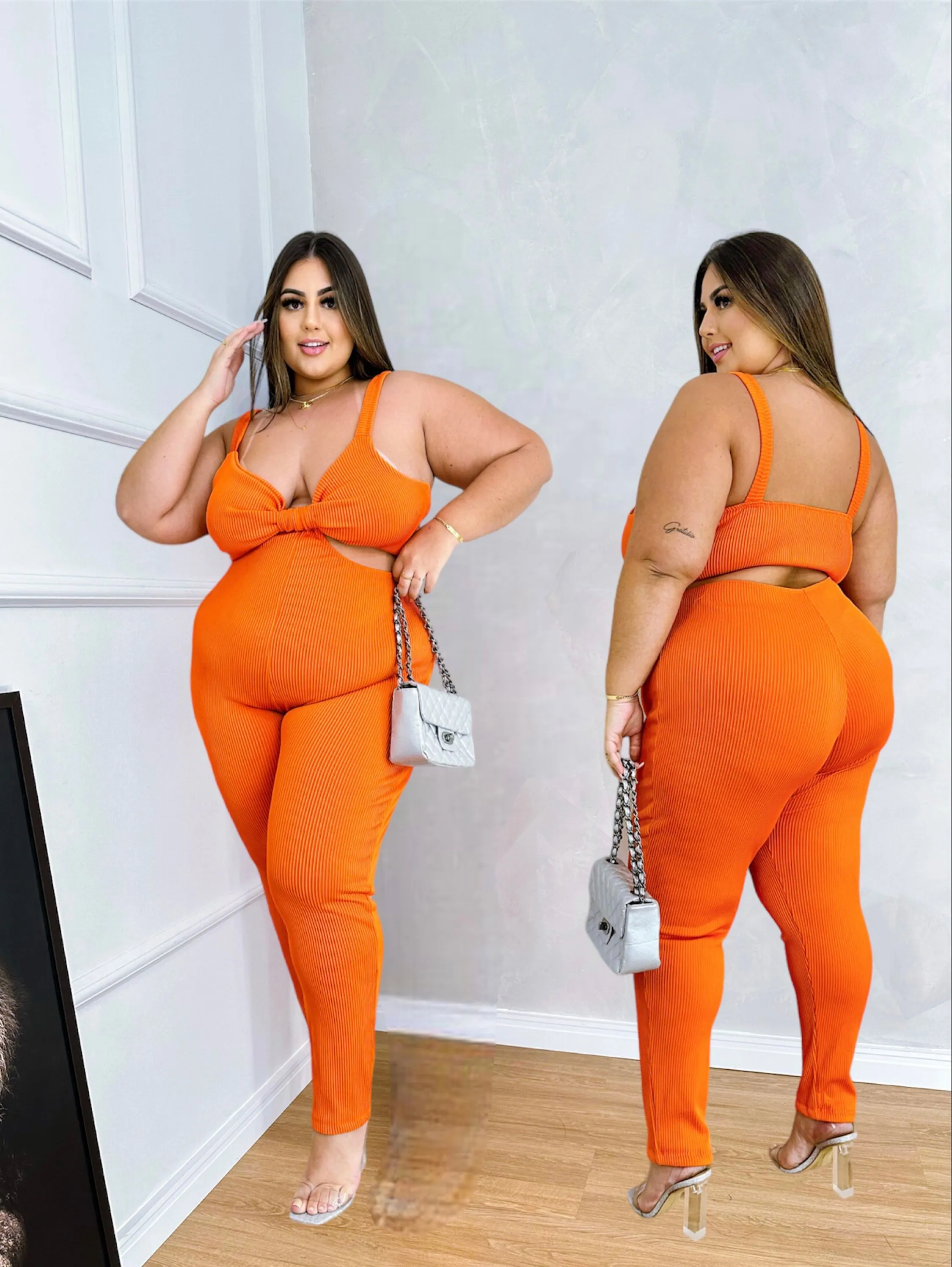 Macacão liz plus size