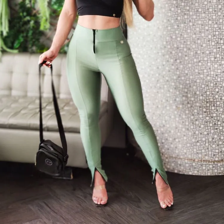 Calça Legging zíper