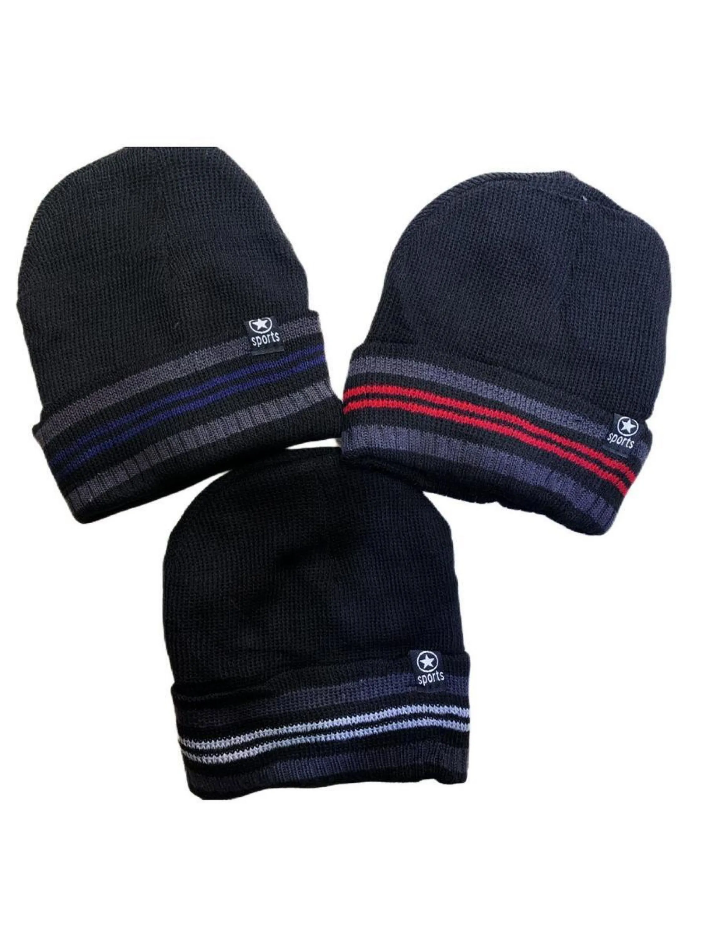 Touca Unissex Sport Gorro Forrada de Pelinho Chapéu de Lã