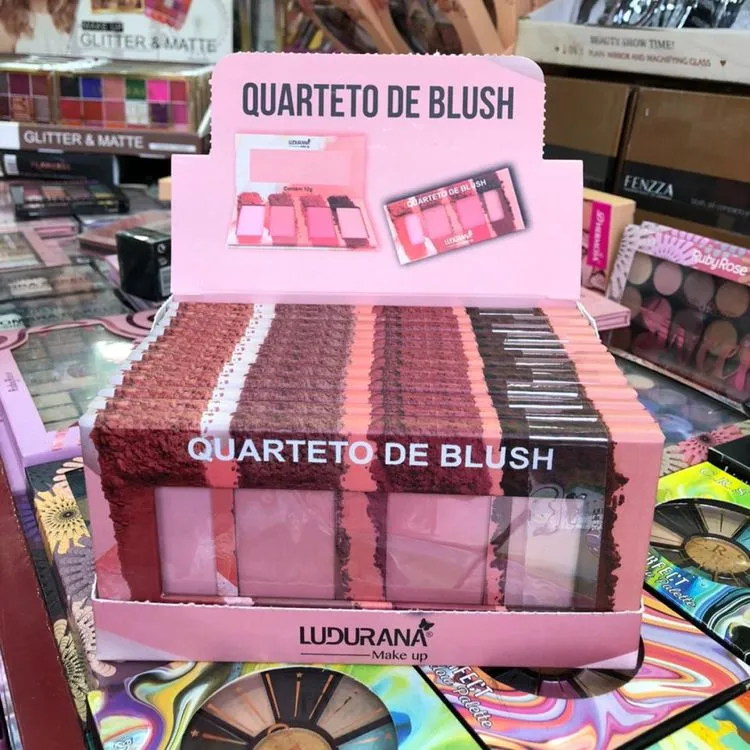 Paleta de blush da Ludurana