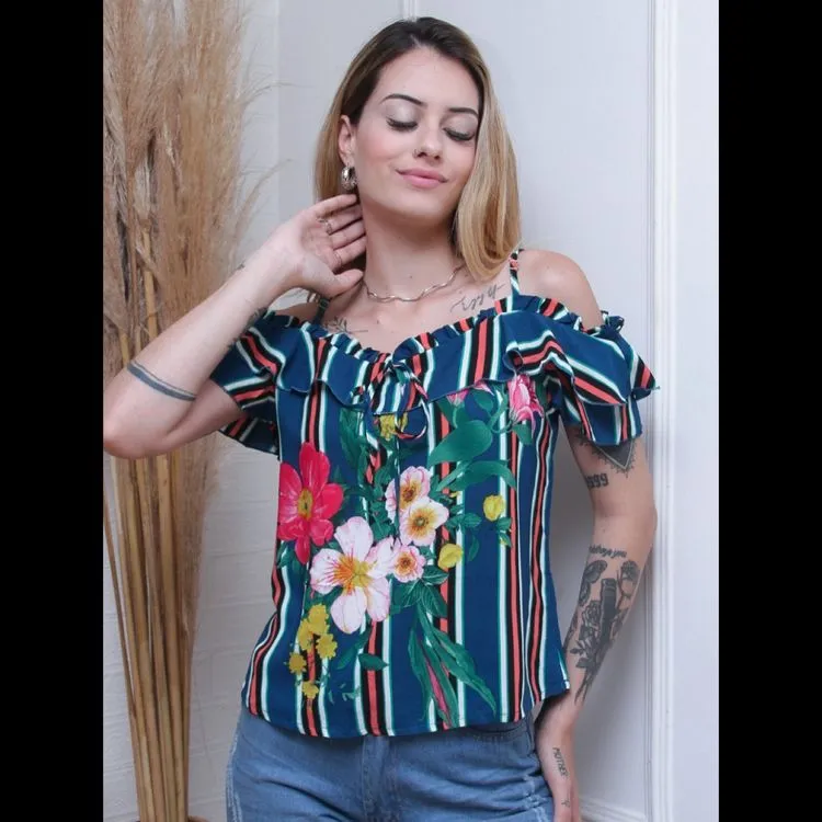 Blusa ciganinha L1920