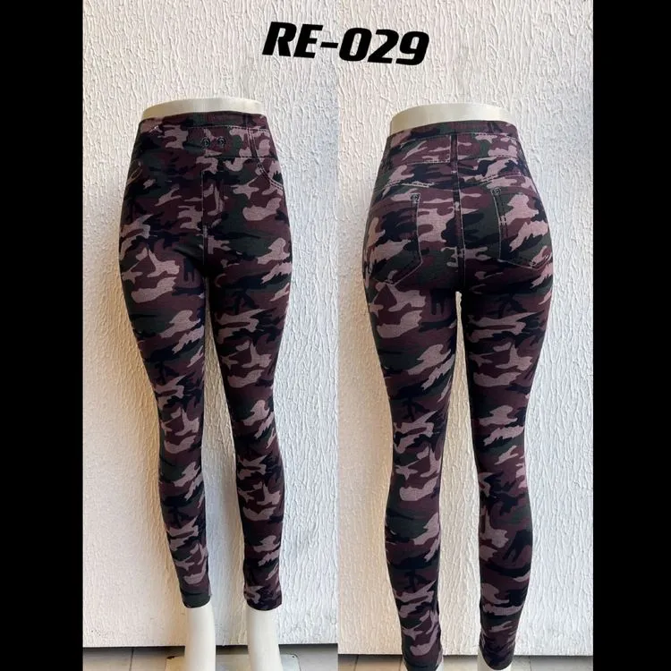 Calça legging jeans fake