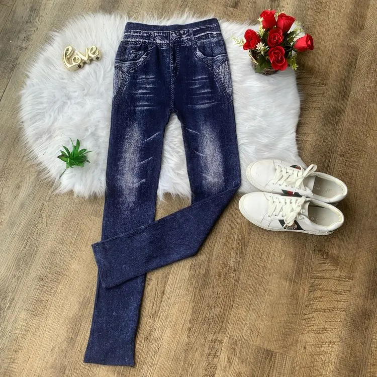 Calça legging jeans fake 025