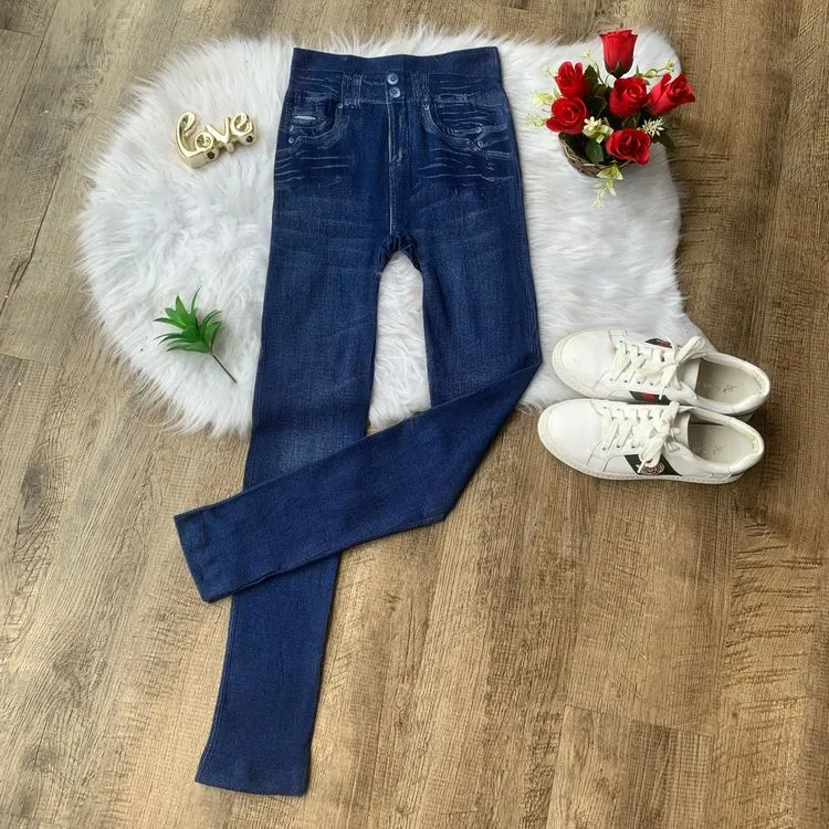 Calça legging jeans fake 011