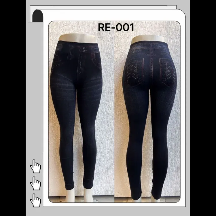 Calça legging jeans