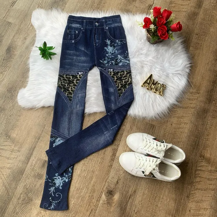 Calça legging jeans fake 015