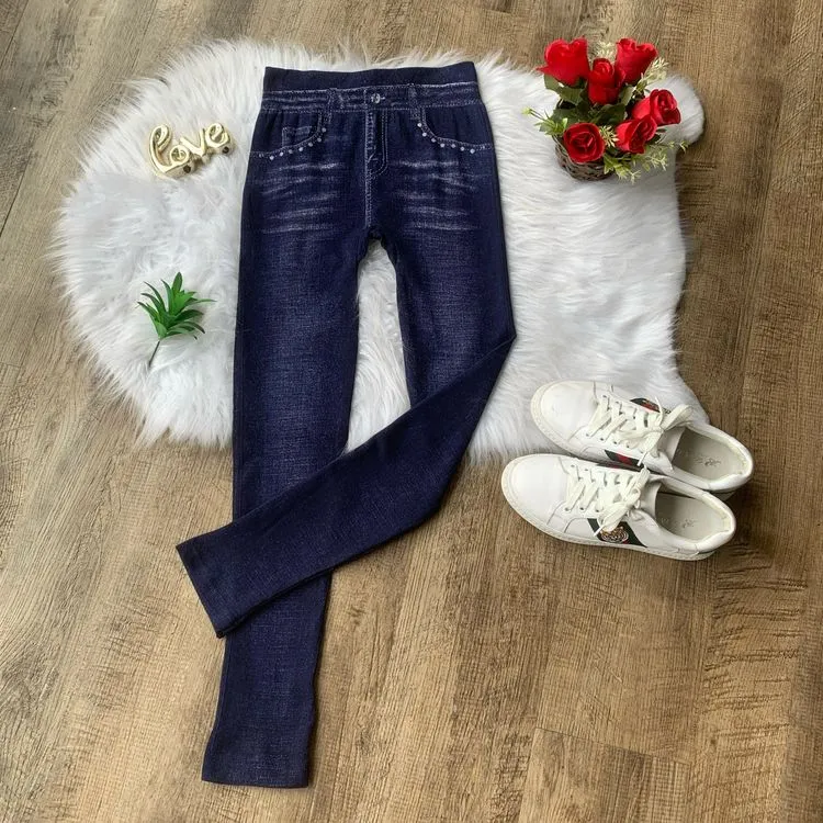 Calça legging jeans fake 022