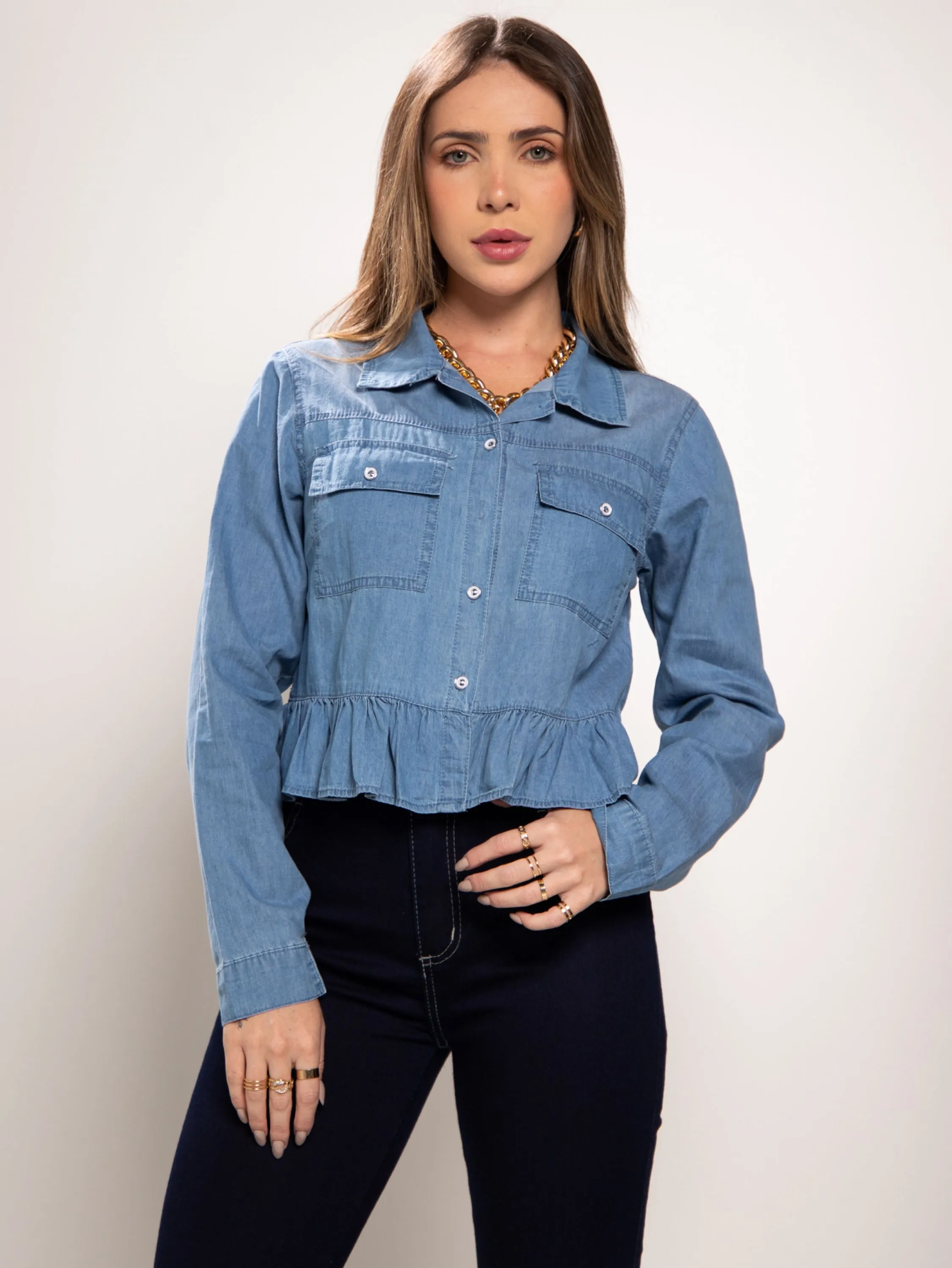 Camisa jeans L2209